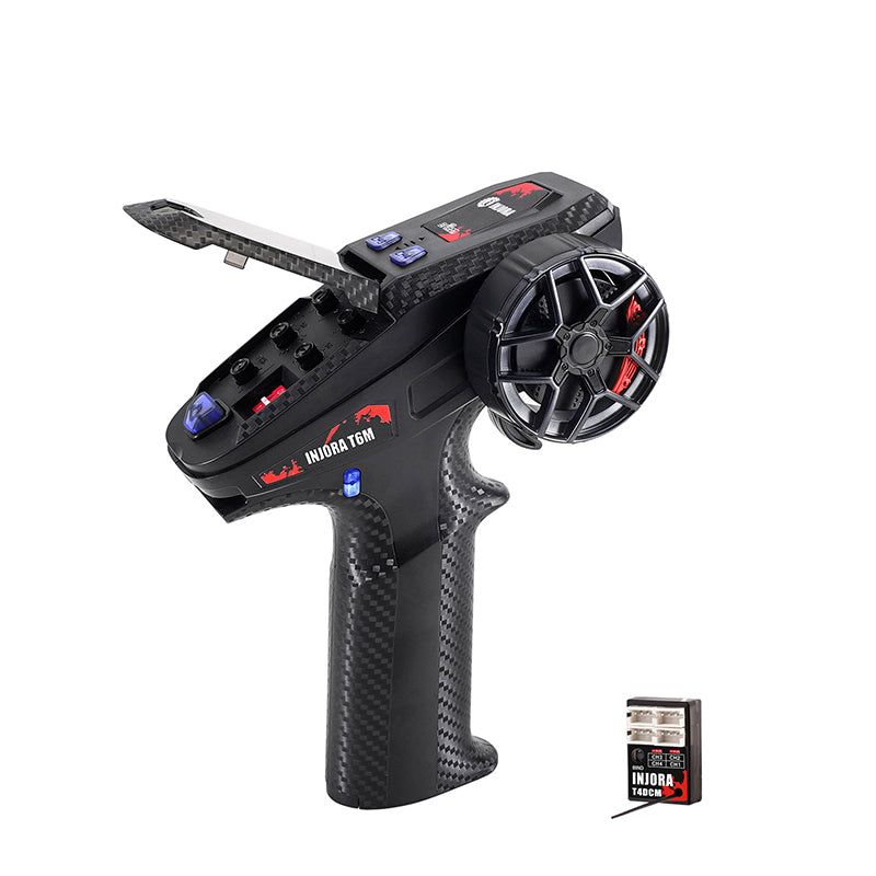 INJORA T6M 2.4GHz Transmitter with Micro 4CH Receiver for 1/30 SCX30