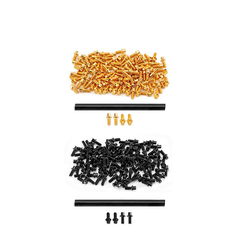 INJORA M1.4 12.9 Grade Beadlock Screws for 1.0" Wheels (100pcs, WH-20)