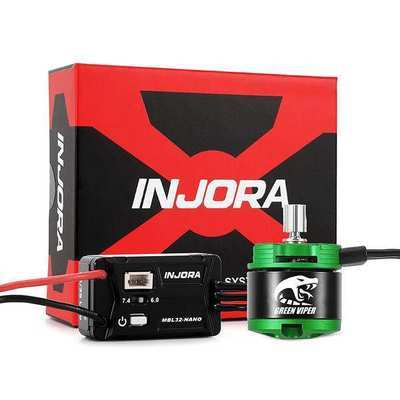 INJORA MBL32 Nano Brushless ESC + 1616 Green Viper 4800KV Motor for 1/30 SCX30