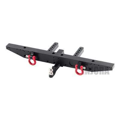 INJORA Metal Rear Bumper with D-rings for Traxxas TRX-4