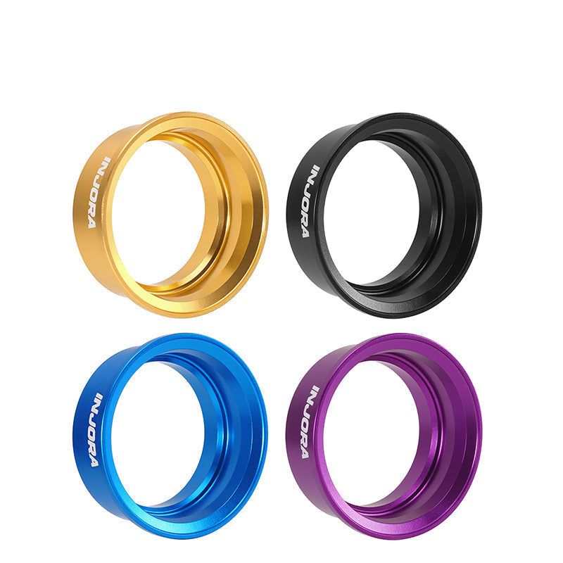 INJORA 4pcs Aluminum Wheel Barrels for 1.0" ModuWheel