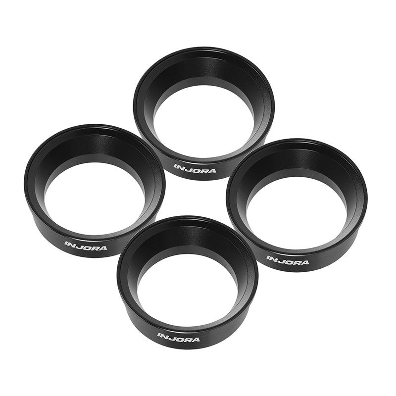 INJORA 4pcs Aluminum Wheel Barrels for 1.3" ModuWheel