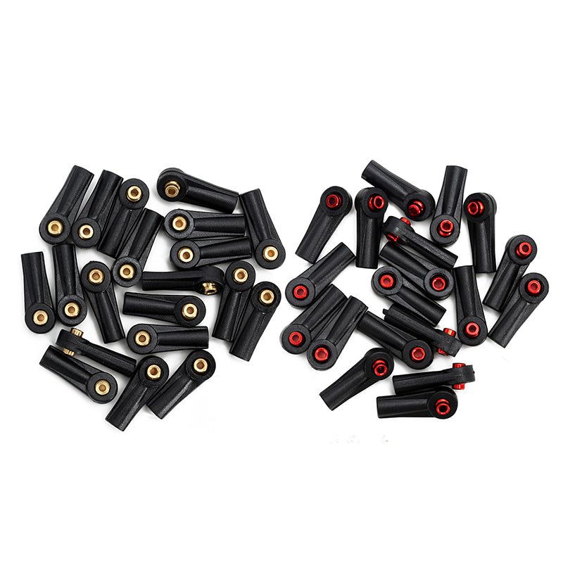 INJORA 20PCS M2 Plastic Rod Ends with Link Pivot Balls for INJORA Steel SCX24 Links