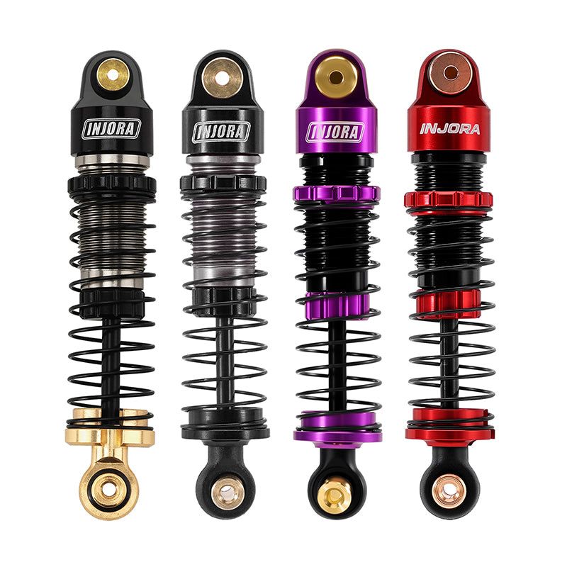 INJORA 40mm Big Bore Oil Shock Absorber for 1/24 SCX24 FCX24M