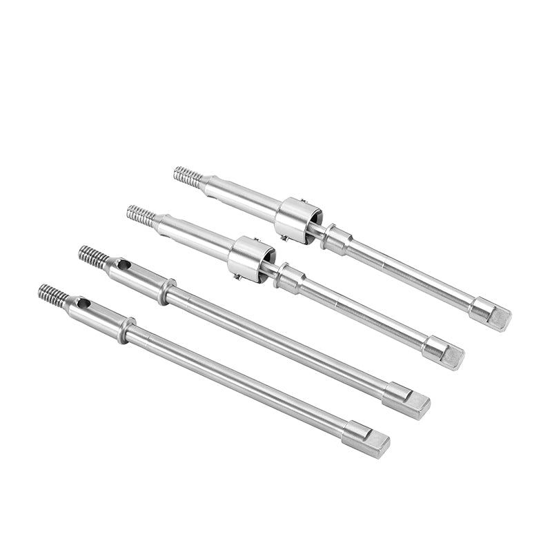 INJORA Steel Dogbone Shafts for Stock SCX24 Axles