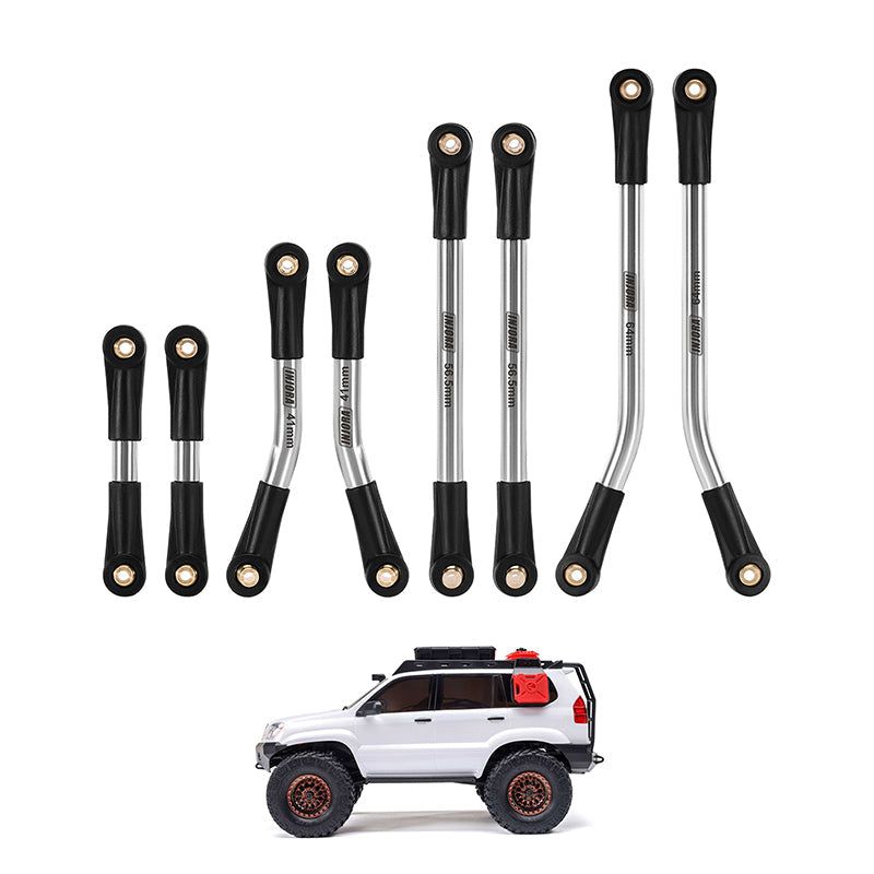 INJORA Stainless Steel High Clearance Links for 1/24 SCX24 GX470