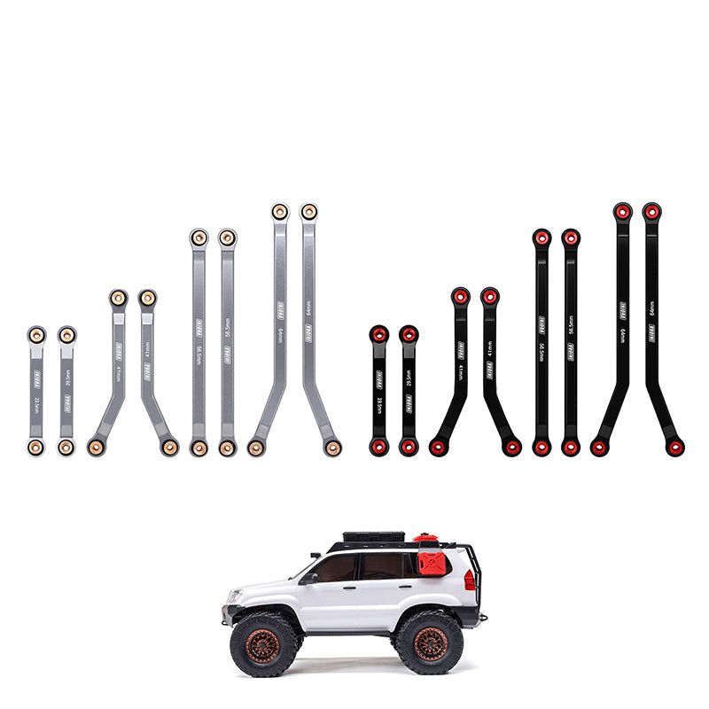 INJORA Aluminum High Clearance 4 Links Set for 1/24 Axial SCX24 GX470