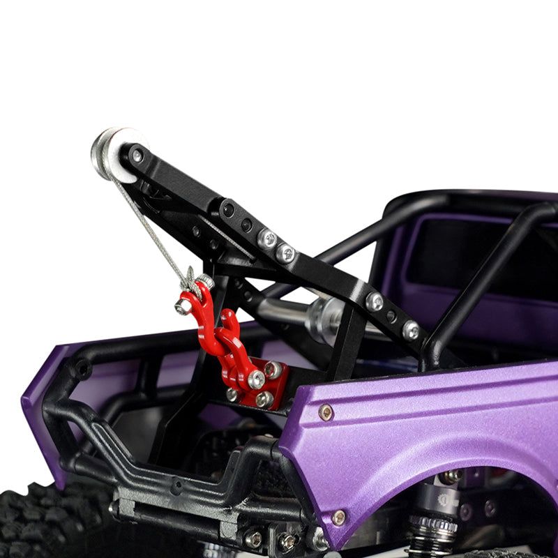 INJORA Tow Truck Crane Kit & INJS2065-360 Winch Servo for 1/24 SCX24