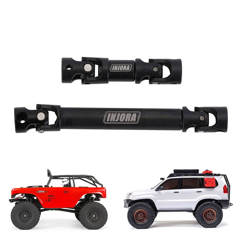INJORA Hardened Steel Center Drive Shafts for Axial SCX24 Deadbolt GX470