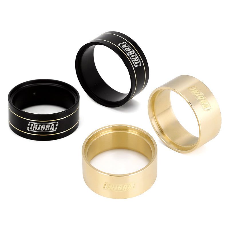 INJORA 12g/pcs Brass Inner Clamp Rings for INJORA 1.0" Wheels & 1.0" Tires