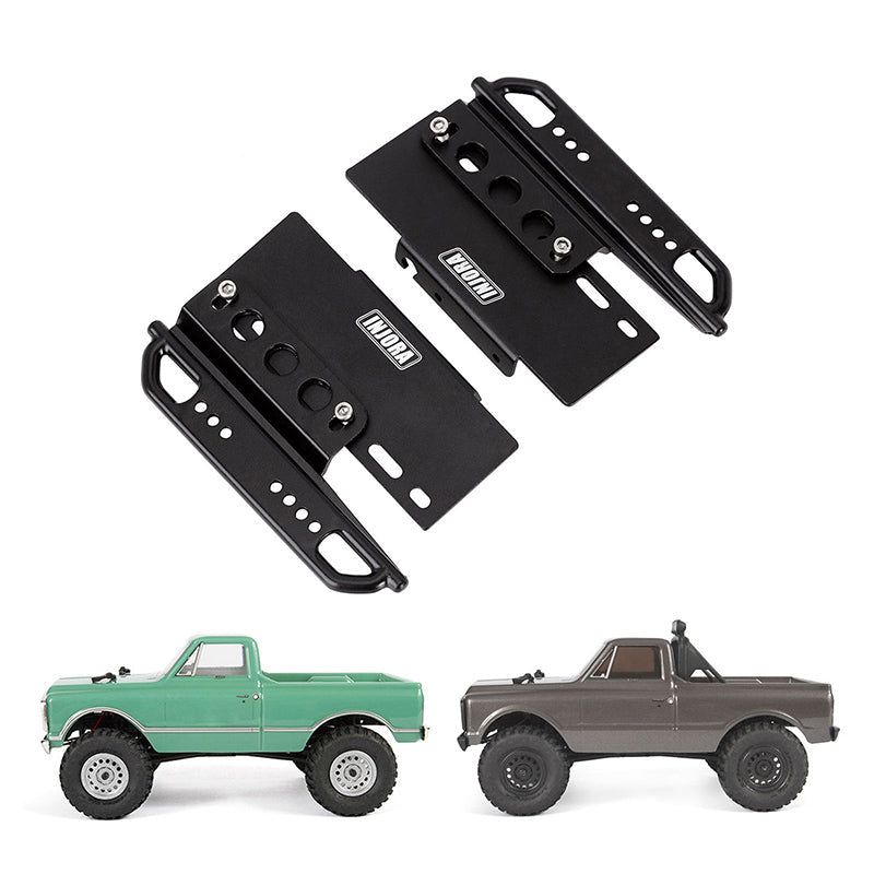 INJORA Metal Rock Sliders Side Pedal for Axial SCX24 Chevrolet C10