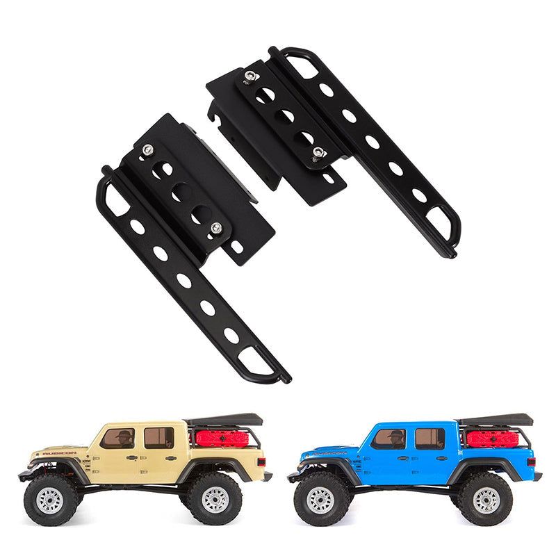 INJORA 2PCS Metal Rock Sliders Side Pedal for Axial SCX24 Jeep Gladiator