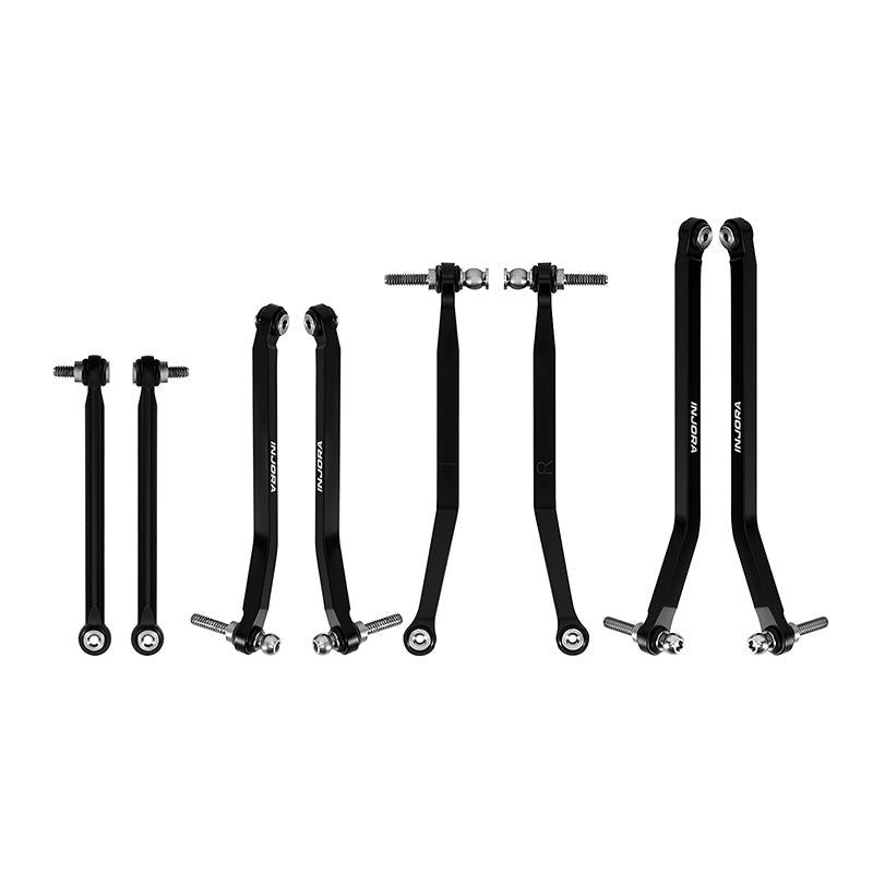 INJORA Aluminum High Clearance Chassis Links for 1/30 SCX30, 99mm Wheelbase