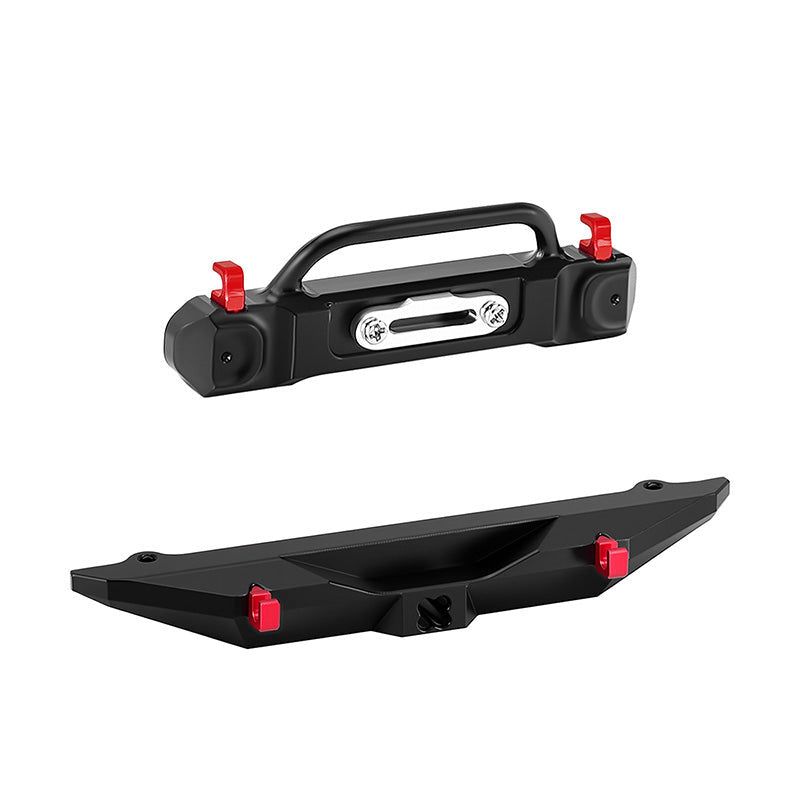 INJORA Aluminum Front Rear Bumper for 1/30 SCX30 JLU