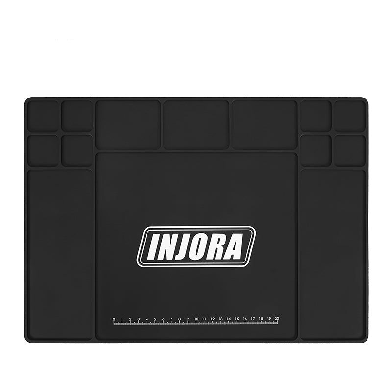 INJORA Silicone Work Mat Pit Mat for 1/18 1/24 RC Car (420x297mm)