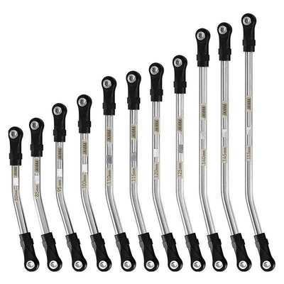 INJORA Stainless Steel High Clearance Links with Rod Ends for 1/10 RC Crawler