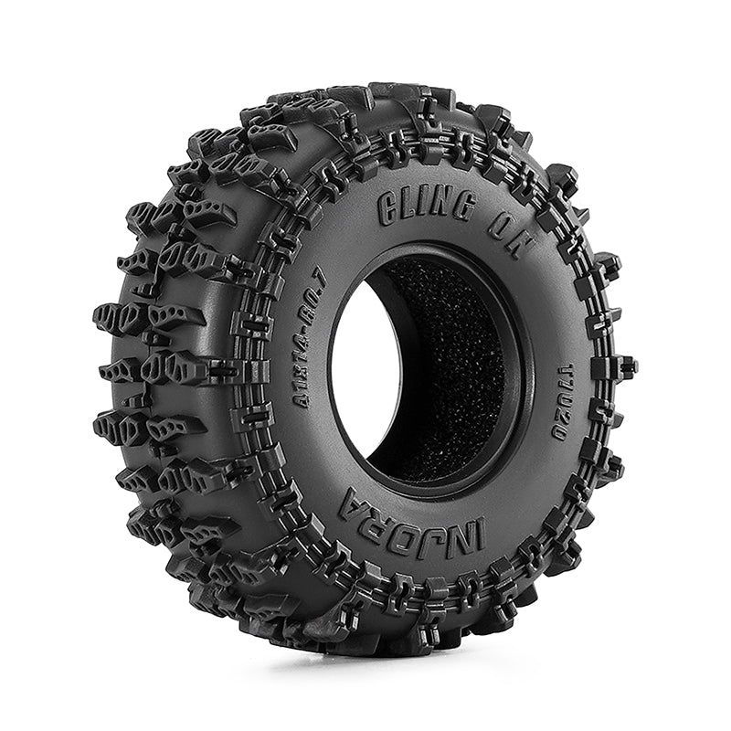 INJORA 0.7" 41*14mm Cling On Tires for 1/30 SCX30 (T7020) (4)