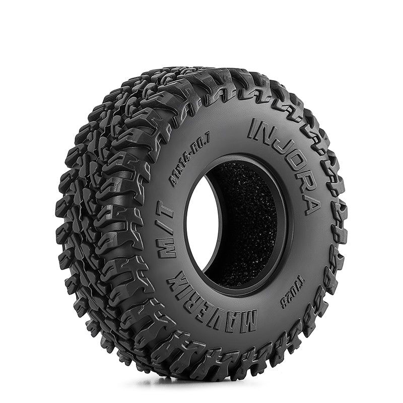 INJORA 0.7" 41*14mm MAVERIX M/T Tires for 1/30 SCX30 (T7028) (4)