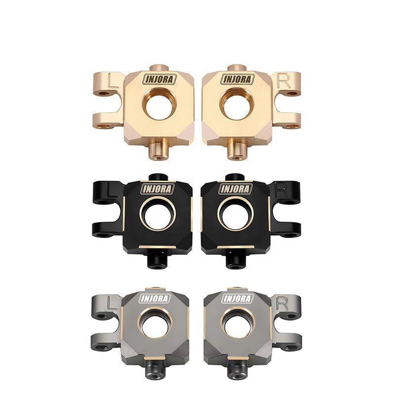 INJORA 11g/pcs Brass Steering Knuckles for 1/18 TRX4M (2) (4M-04)