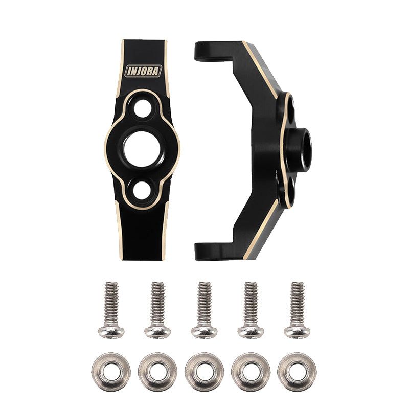 INJORA 4g/pcs Brass Caster Blocks C Hub Carriers for 1/18 TRX4M (2) (4M-05)