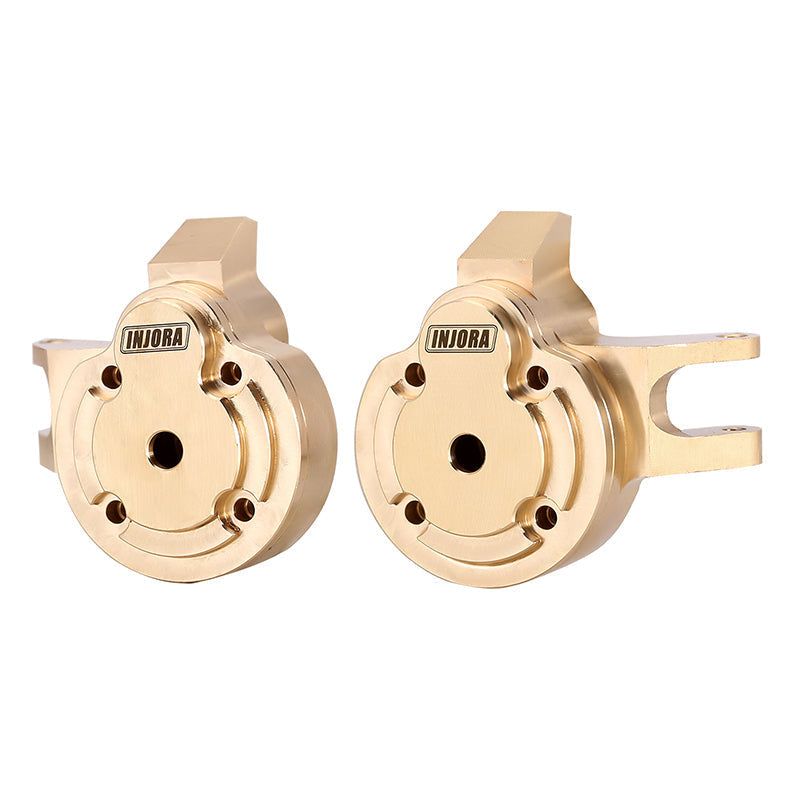 INJORA 66g/set Brass Portal Cover Steering Knuckle Set for 1/18 UTB18 Capra (UTB18-02)