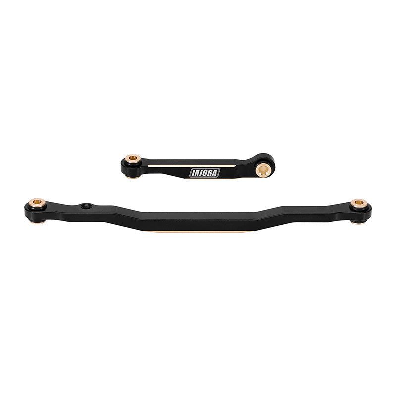 INJORA Black Brass Steering Links Set for 1/18 HPI Venture18 Bronco