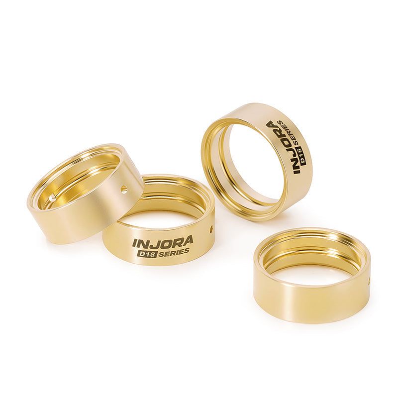 INJORA 4.7g Brass Inner Clamp Rings for INJORA 0.7" D18 Wheels
