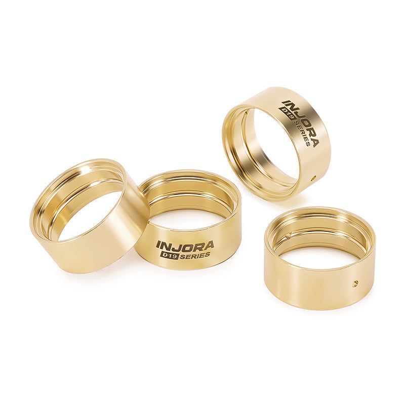 INJORA 5.6g Brass Inner Clamp Rings for INJORA 0.7" D19 Wheels