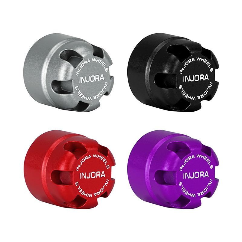 INJORA M2.5 Wheel Lock Nuts with Aluminum Cap for 1/18 TRX4M Ascent-18