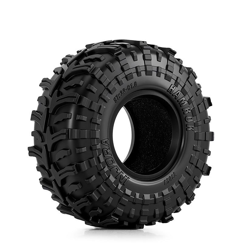 INJORA 1.0" 57*22mm HAMROK Tires (T1027) (4)