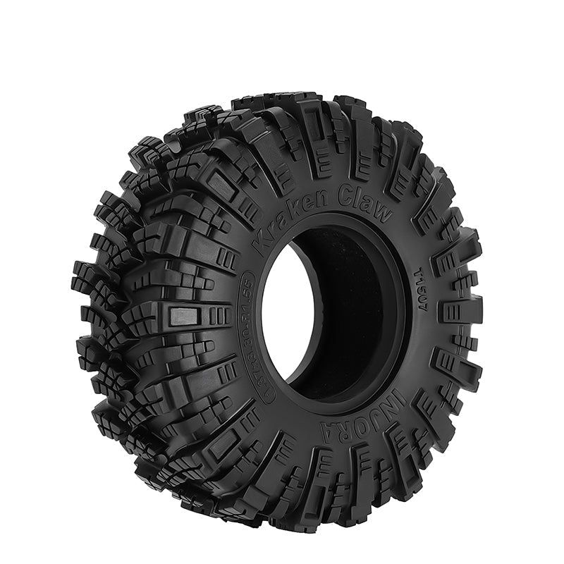 INJORA 1.55" 96.5*34.5mm Kraken Claw M/T Tires (T1507) (4)