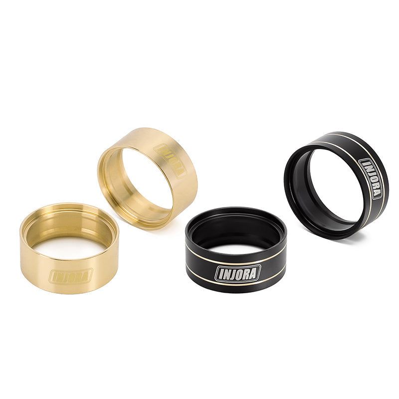 INJORA 94g/pcs Brass Internal Beadlock Ring Clamp Rings for 1.9" Wheel Rims