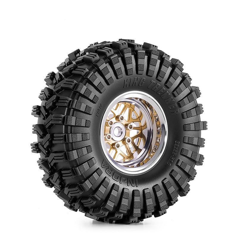INJORA 1.0" 62*22mm -4.4mm Offset Wheel Set for Micro Crawlers (4)