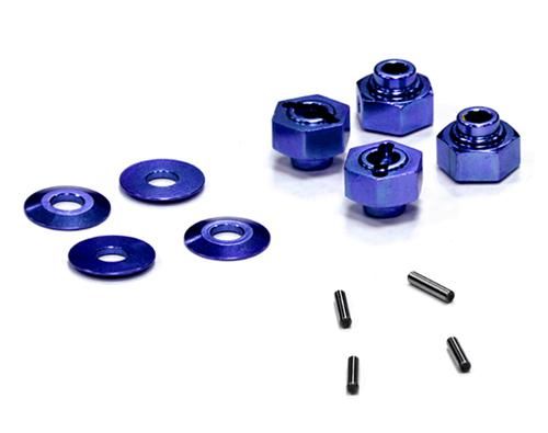 Billet Machined Hex Wheel Hub Set (4) for Axial Wraith 2.2 AXA1090 AX30429 | Ridgecrest