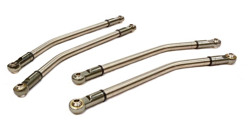 Billet Machined Titanium Alloy Upper Linkage Set 125mm for Axial 1/10 Wraith 2.2 | Ridgecrest