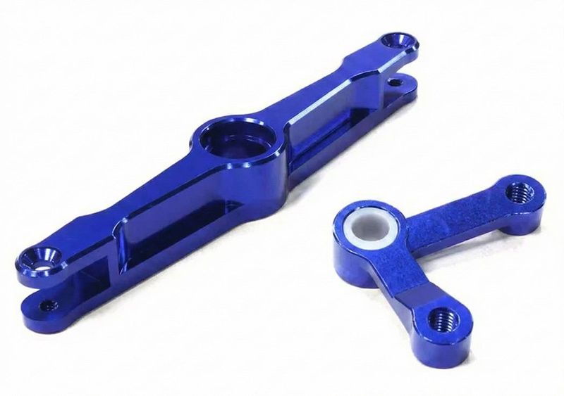 Billet Machined Servo Saver Steering Lever Arm for HPI 1/10 Scale Crawler King | Wheely King