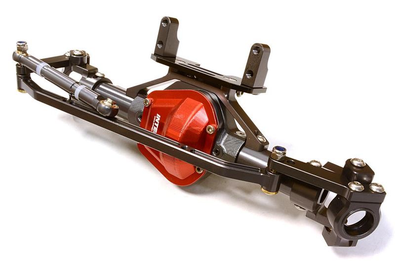 Billet Machined Front Axle Assembly w/o Internals for SCX-10 Dingo, Honcho, Jeep