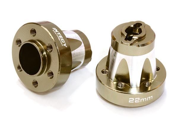 Alloy Drive Pin-to-6 Bolt Type Wheel Hub 22mm Thick for 1/10 Axial Crawler | Wraith 2.2 & Ridgecrest