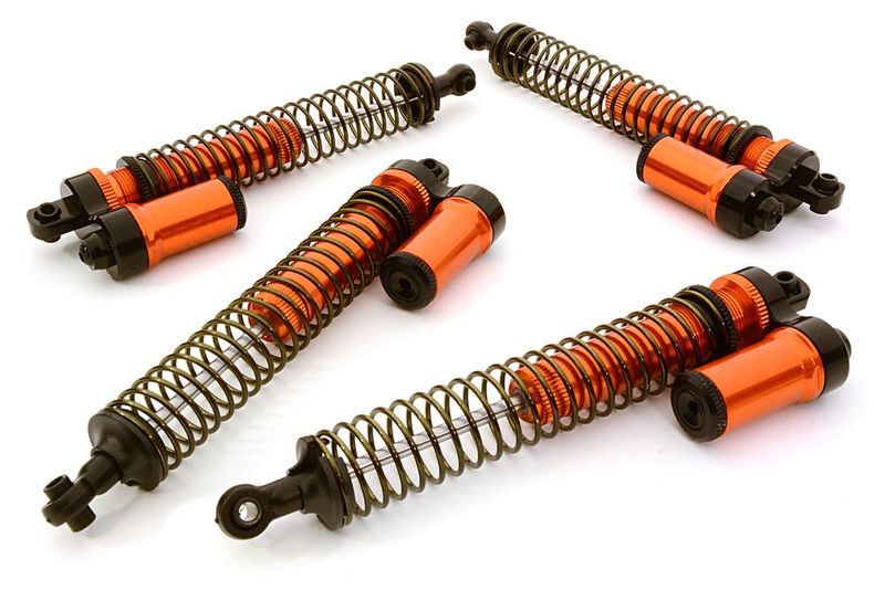 Billet Machined Piggyback Shock Set for HPI 1/10 Scale Crawler King | Wheely King