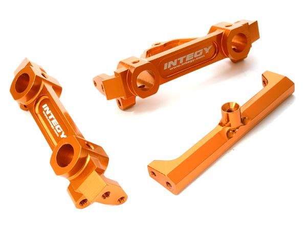 Billet Machined Brace & F/R 43/40mm Type Bumper Mount for Axial SCX-10 Crawler