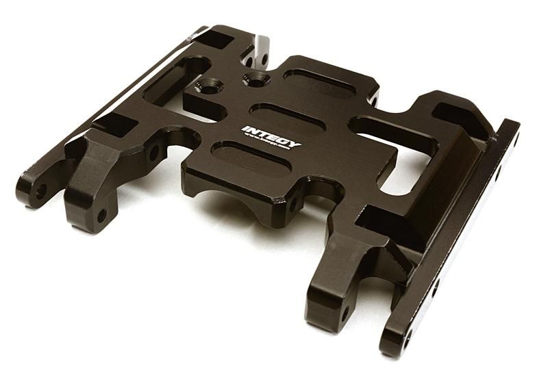 Machined Alloy Center Skid Plate for Axial SCX10 II w/ LCG Transfer Case - Black