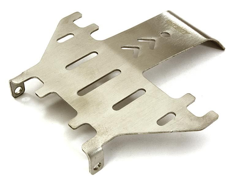 Silver Steel Center Skid Plate for Traxxas 1/10 TRX-4 RC Crawler