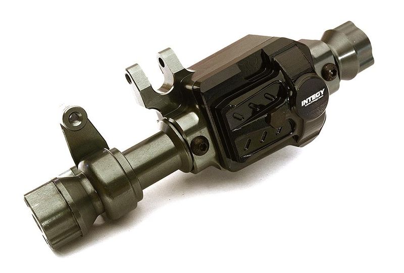 Billet Machined Front Axle Housing for Traxxas TRX-4 Scale & Trail Crawler - Gun