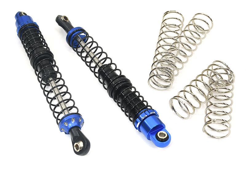 Blue Billet Machined Shock Set (2) for 1/10 Scale Off-Road R/C (L=110mm)