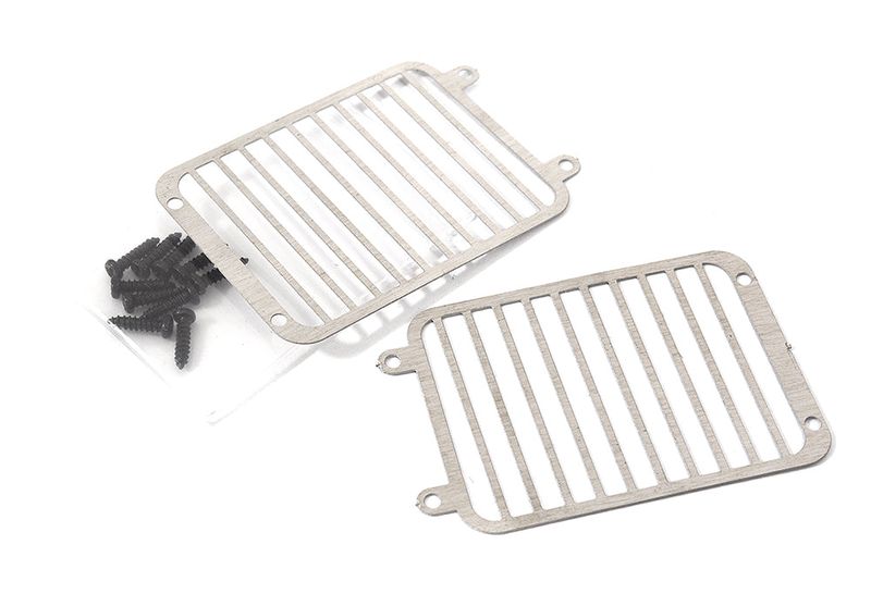 Realistic Scale Metal Headlight Guards (2) for Traxxas G500 / G63 Crawler | TRX-4 Crawler
