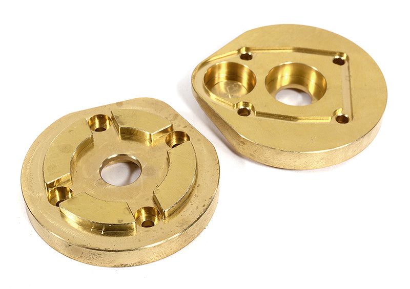 CNC Machined Brass 55g Each Portal Cover (2) for Axial 1/10 SCX10 III