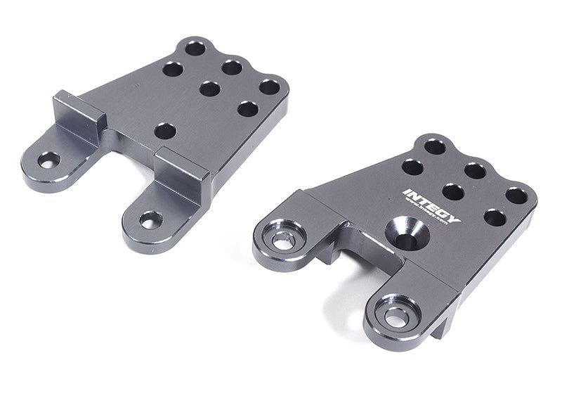 Gunmetal Billet Machined Shock Towers for Tamiya CC02 Scale Off-Road Vehicle