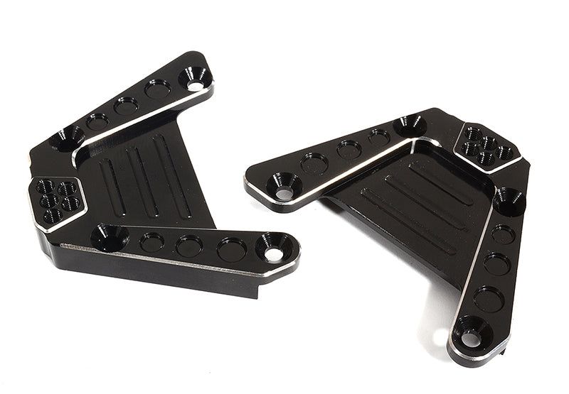 Billet Machined Black Rear Shock Towers for Axial 1/10 SCX10 III