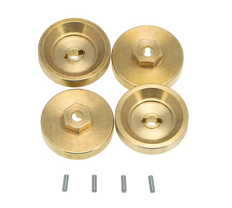 Alloy Machined Brass Wheel Spacers 4mm Thick for Axial 1/24 SCX24 -7g Each