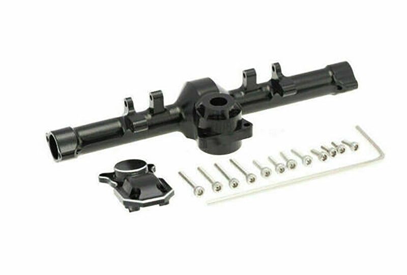 Alloy Machined Rear Axle Housing w/ Diff Cover for Axial 1/24 SCX24